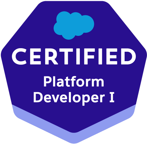 Salesforce Certified Platform Developer I Badge